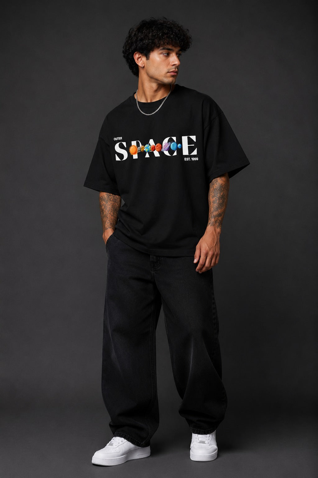 Astronaut Oversized Graphic T-Shirt | Premium 100%Cotton ( 220GSM )