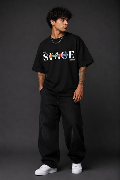 Astronaut Oversized Graphic T-Shirt | Premium 100%Cotton ( 220GSM )