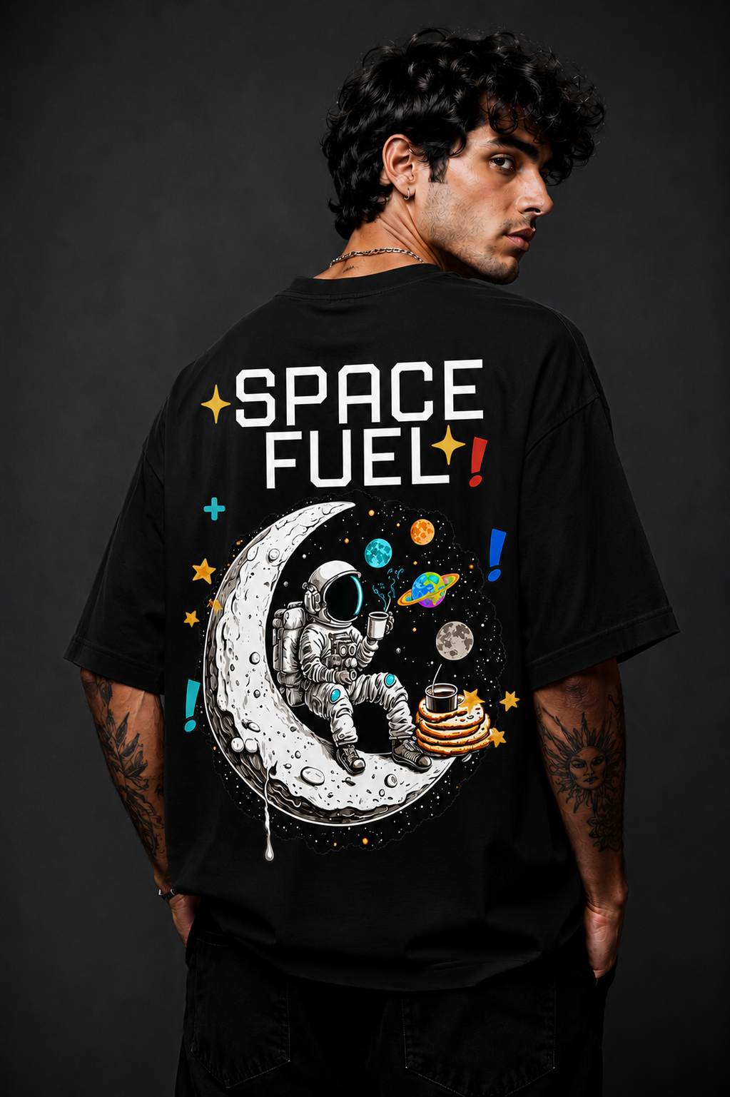 Astronaut Oversized Graphic T-Shirt | Premium 100%Cotton ( 220GSM )