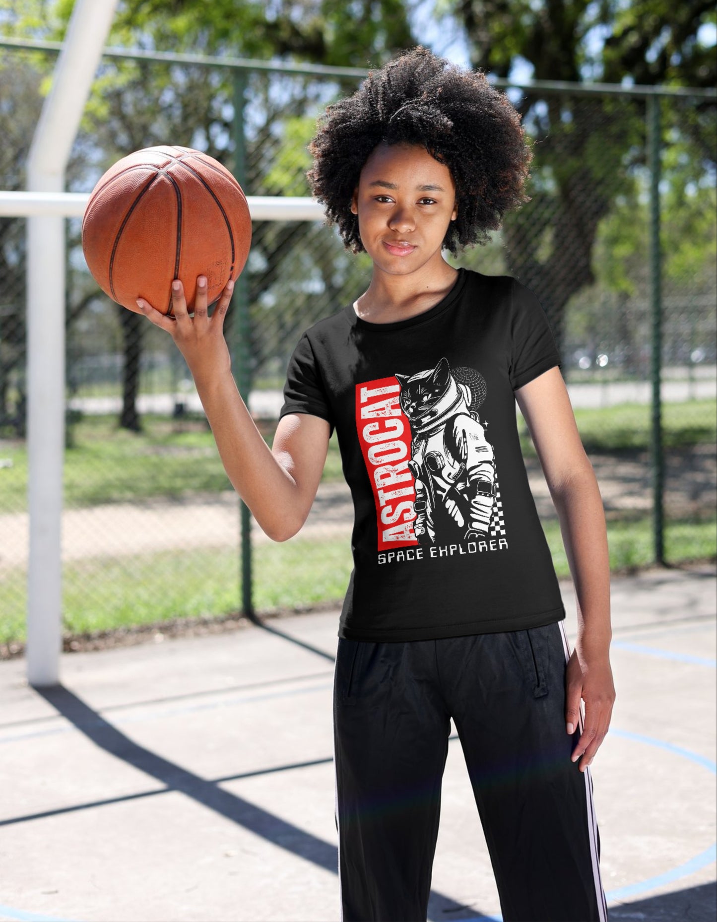 ASTROCAT Graphic T-Shirt - Space Explorer Unisex