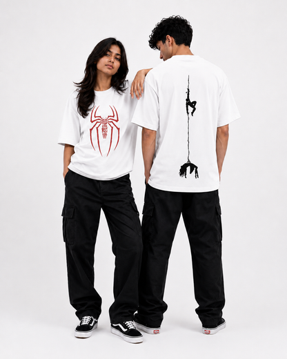 Make a bold statement with this premium Spider Graphic Oversized T-Shirt, designed for those who love modern streetwear and standout fashion.