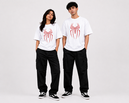Make a bold statement with this premium Spider Graphic Oversized T-Shirt, designed for those who love modern streetwear and standout fashion.