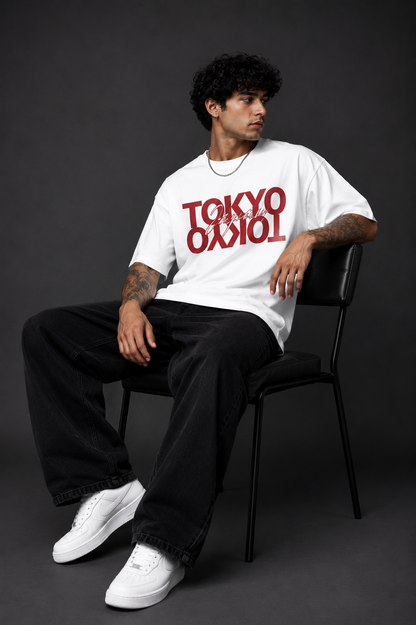 The Drift King Oversized Graphic T-Shirt is crafted for those who live life in the fast lane.