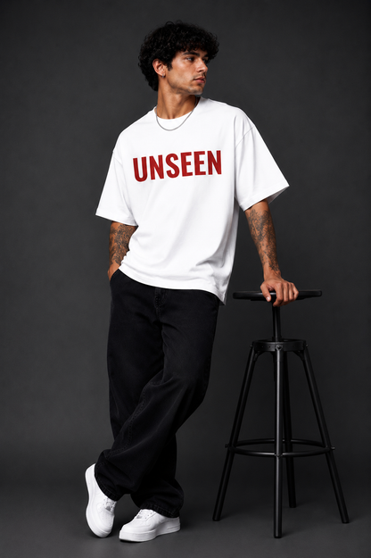 Men Oversized Graphic Printed T-Shirt | Abstract Streetwear Back Print | Premium 220 GSM Cotton