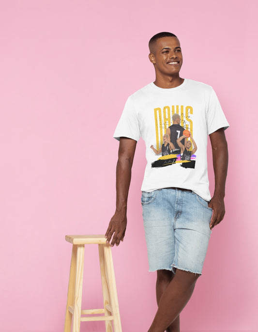 DAVIS Hardwood Graphic T-Shirt - Vintage Bootleg Sports ( Unisex )