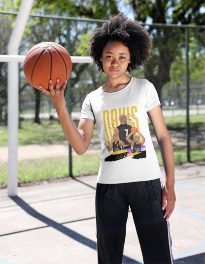 DAVIS Hardwood Graphic T-Shirt - Vintage Bootleg Sports ( Unisex )